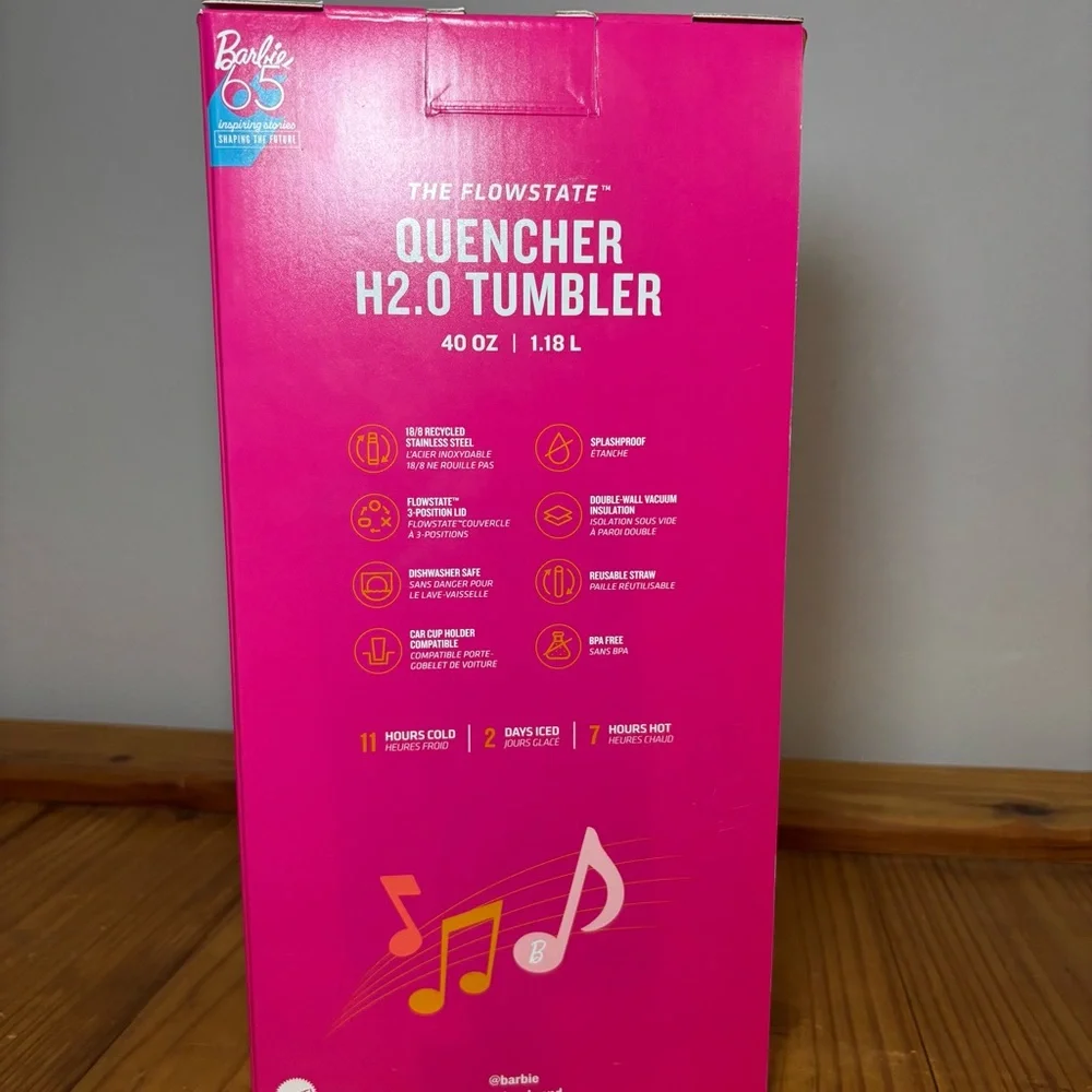 Stanley x Barbie 60s Twist ’N Turn 40oz Quencher H2.0 FlowState Tumbler - Picture 2 of 6